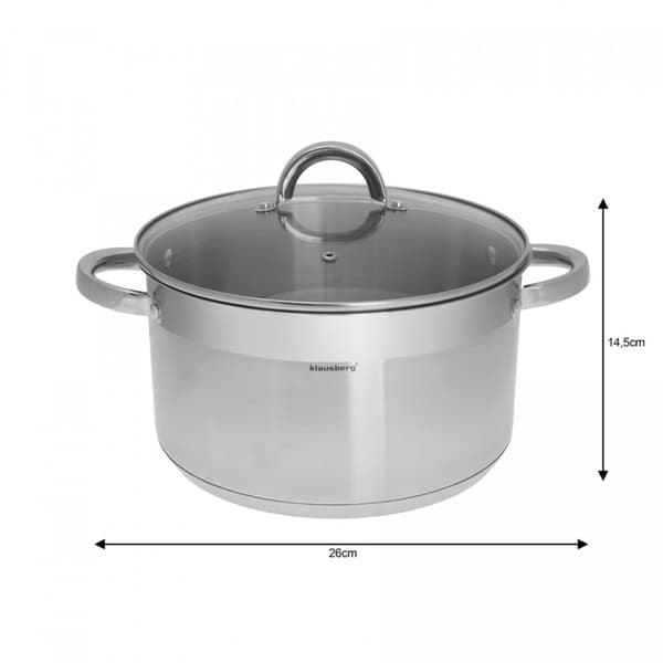 GRYDE 7,5L 26CM KLAUSBERG KB-7127