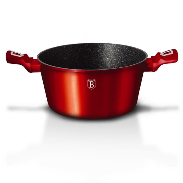 POT 8.0L 30CM BERLINGER HAUS METALLIC LINE BURGUNDY BH-6192