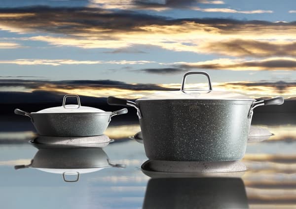 BERLINGER HAUS GRYDE 4,5L 24CM GRÅ STEN TOUCH BH-1152-N