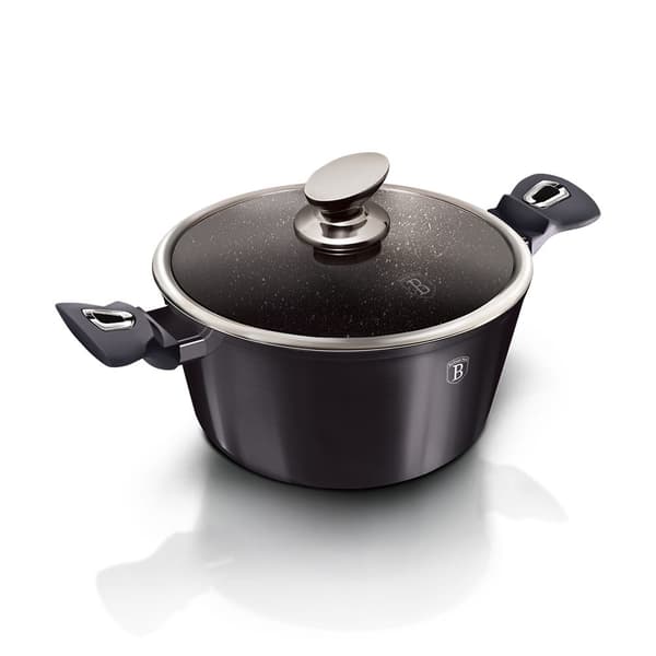 GRANITKRYDE 4,1L 24cm BERLINGER HAUS METALLIC LINE CARBON PRO BH-6893
