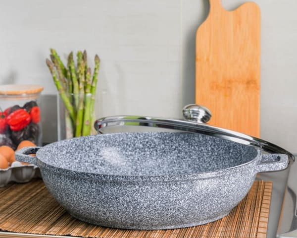 MARMORKRYDE WOK 3,3L 28CM ZILNER ZL-7069
