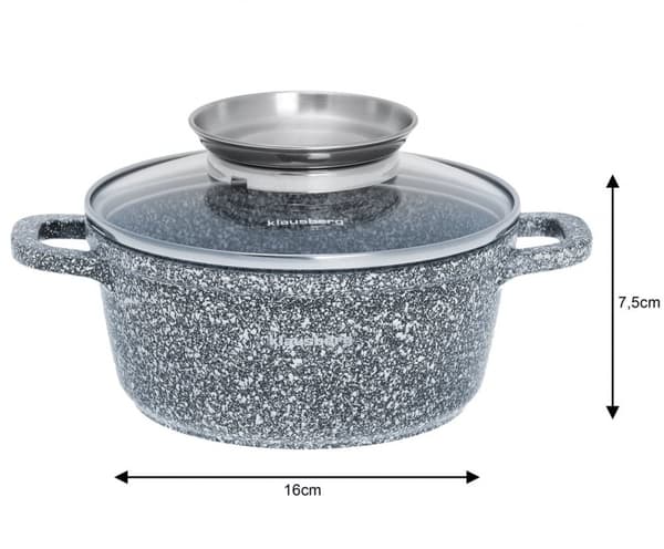 GRYDE MED AREAL MARBUROWA 1,3L 16cm KLAUSBERG KB-7519