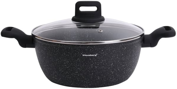 GRYDE MED MARMORBEL?GNING 24CM 3,7L KLAUSBERG KB-7671