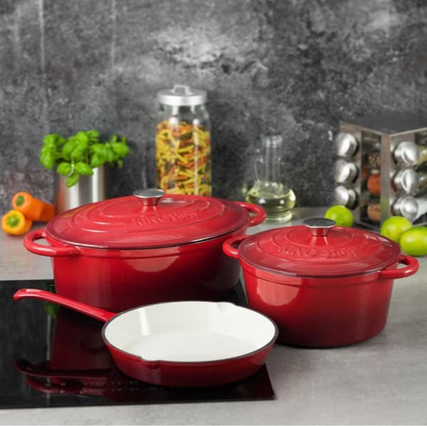 Emaljerad gjutj�rnsgryta 2,4L 20cm KINGHOFF KH-1614