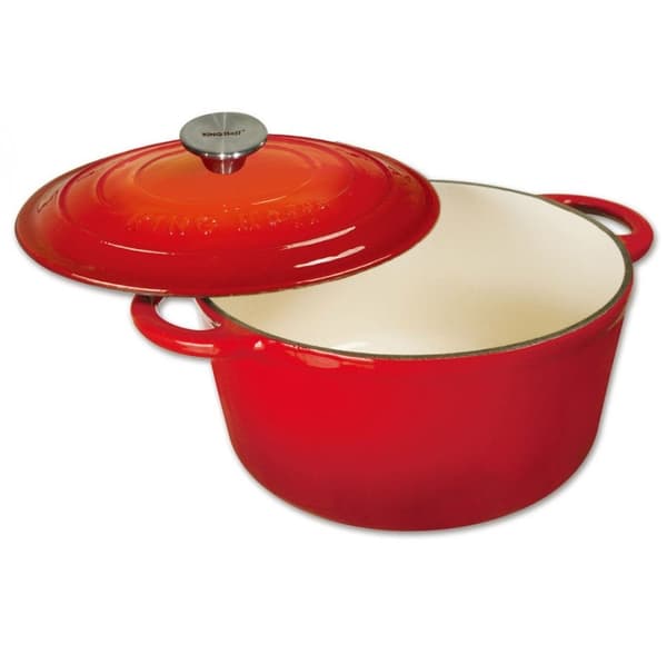 Emaloitu valurautakattila 4,0L 24cm KINGHOFF KH-1529