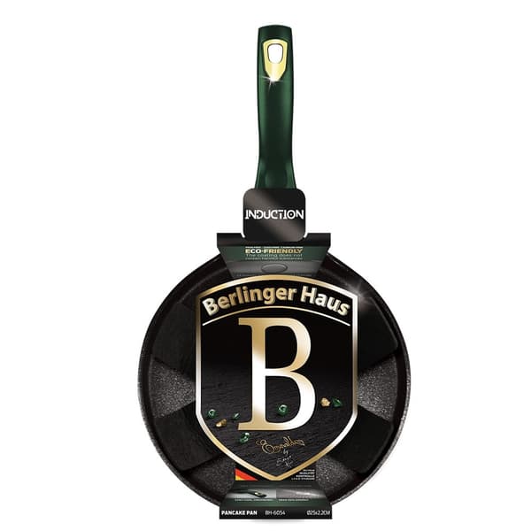 PANKAKA PAN 25CM BERLINGER HAUS METALLIC LINE EMERALD BH-6054