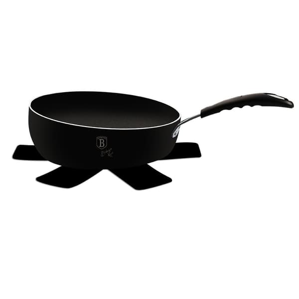 DEEP STEEKPANA 26CM TITANIUM BERLINGER HAUS BLACK PRO BH-6120