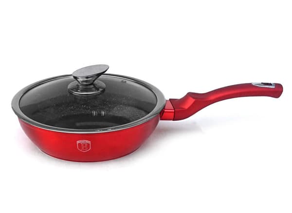 GRANIT STEGEPADE 24CM BERLINGER HAUS METALLIC LINE R?D BH-1259-N