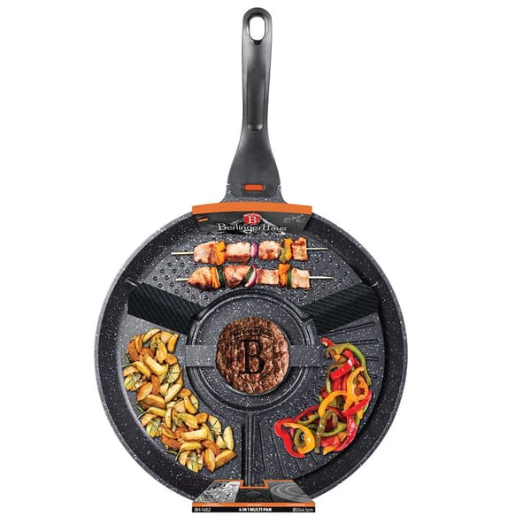 MONITOIMINTOINEN PAISTUSPATTA 32cm 4in1 BERLINGER HAUS GRANIT DIAMOND BH-1462