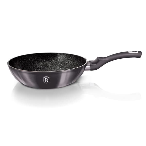 GRANIT WOK PAN 28cm BERLINGER HAUS METALLIC LINE CARBON PRO BH-6900