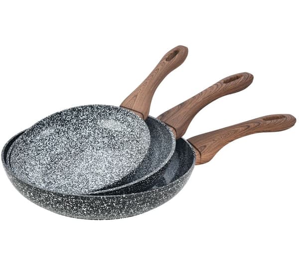 3 PASTIAN SARJA 20/24/28CM KINGHOFF GRANIT WOOD KH-1030