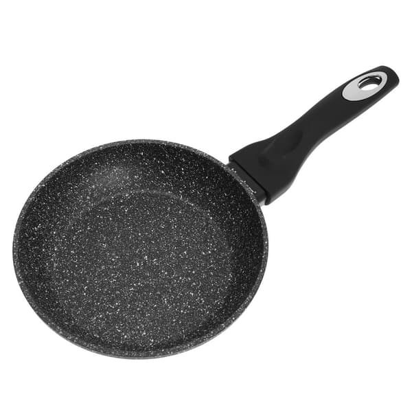 Aluminiumstekpanna, svart marmor, Ø18cm Klausberg