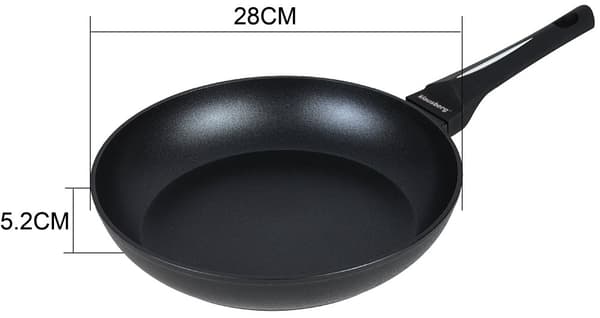 Stekpanna, Ø28cm, svart Klausberg