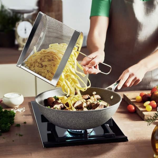 Wokpannu Ballarini 75002-815-0 Antrasiitinharmaa Ruostumaton teräs Alumiini Ø 30 cm (1 osaa)
