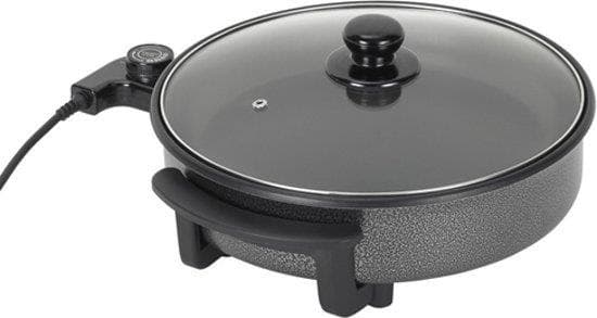 Tristar | PZ-2963 | Multifunktionell grillpanna | Diameter 30 cm | Fast handtag | Svart