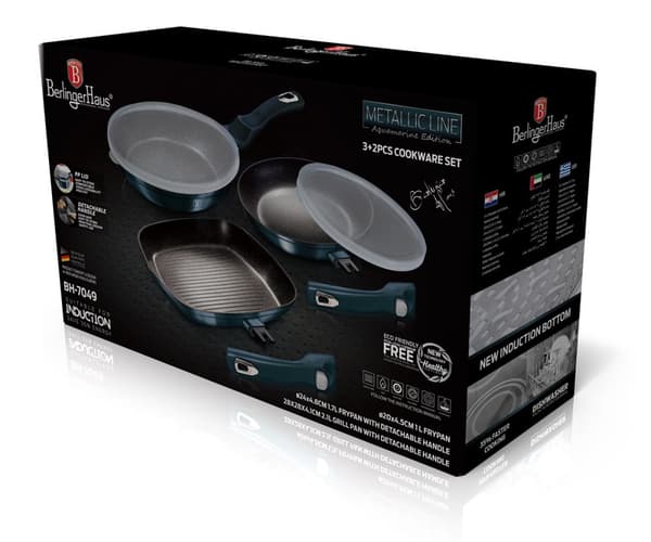 SET MED 3 BERLINGERHAUS BH-7049 GRANITPANOR