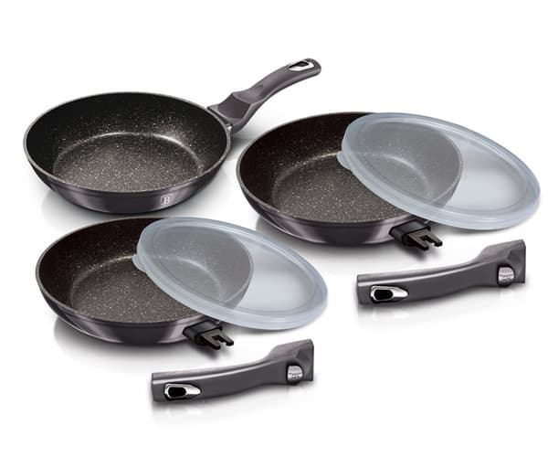 SET MED 3 BERLINGERHAUS BH-7055 GRANITPANOR
