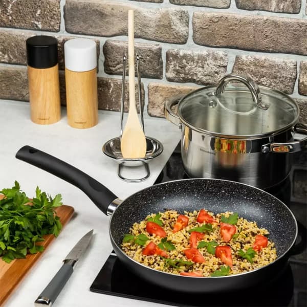 STEEKPANNA MED MARMORBEKLÄGNING KINGHOFF MARMO 24cm KH-3981