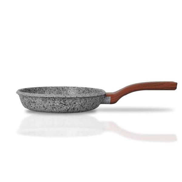 PROMIS GRANITE granit stekpanna, 20 cm, brunt handtag