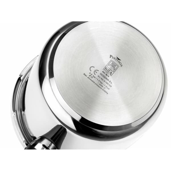 Ekspres-gryde BRA Braisogona_A185101 4 L Rustfrit stål Metal 4 L