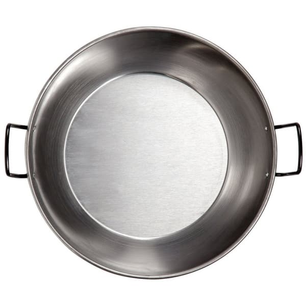 Honda gryde med hank Vaello 450 Blank stål Chromsalt (Ø 50 cm)