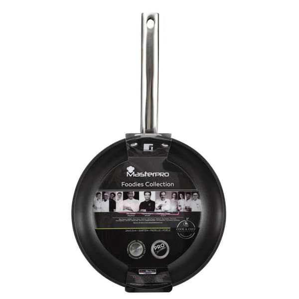 Stekpanna Masterpro Q2529 Svart Ø 30 cm Smitt aluminium