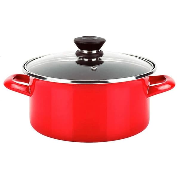 Kastrull FAGOR Optimax Röd Emaljerat stål (Ø 26 x 14 cm)