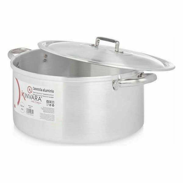 Gryde Med Låg Kinvara 100011 Sølvfarvet 12,5 L (3 enheder)
