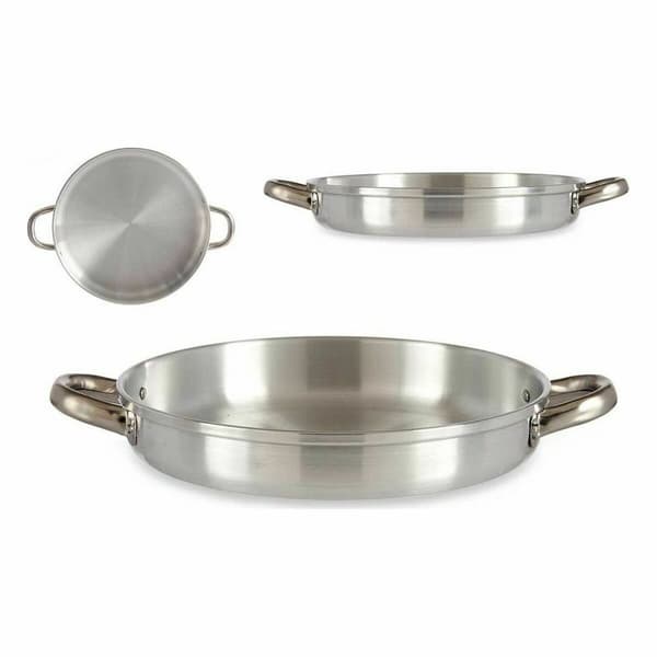 Stegepande Kinvara 100115 Sølvfarvet Aluminium (12 enheder)