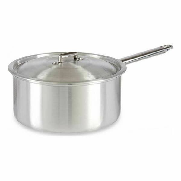Kasserolle med låg Kinvara 100023 Sølvfarvet Aluminium Ø 24 cm 5 L (10 enheder)