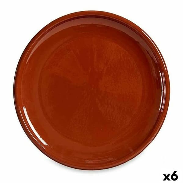 Kattila 1130 Poltettu savi 30 x 3 x 30 cm Liha (6 osaa)