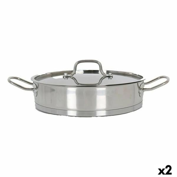Kastrull med glaslock Quttin 6 L Ø 32,8 cm (2 antal)
