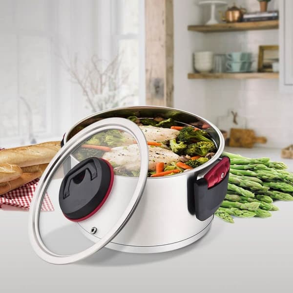 Kannellinen vuoka Feel Maestro MR-3530-16 Punainen musta Teräs Ruostumaton teräs Muovinen Ø 16 cm 1,6 L