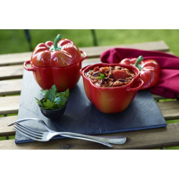 Gryde Med Låg Zwilling Cocotte Pepper Rød
