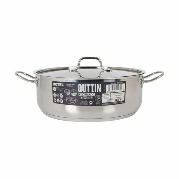 Kannellinen vuoka Quttin Hotel Teräs ø 32 x 12 cm (2 osaa)