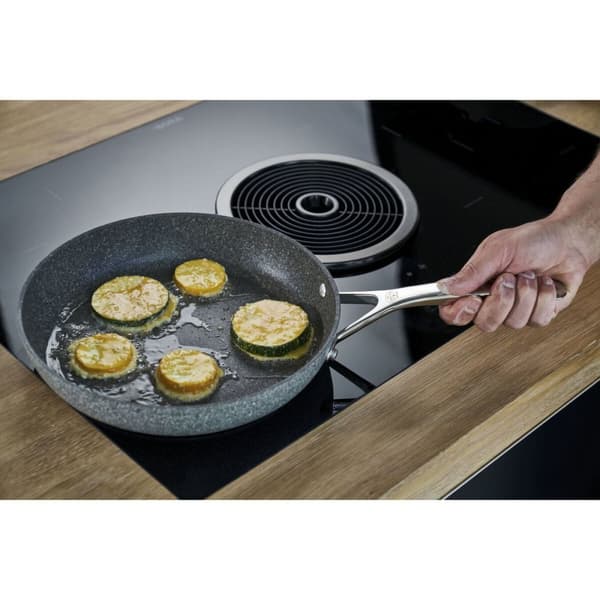 Stekpanna Ballarini Salina Granitium Antracitgrå Grafit Rostfritt stål Aluminium Ø 32 cm