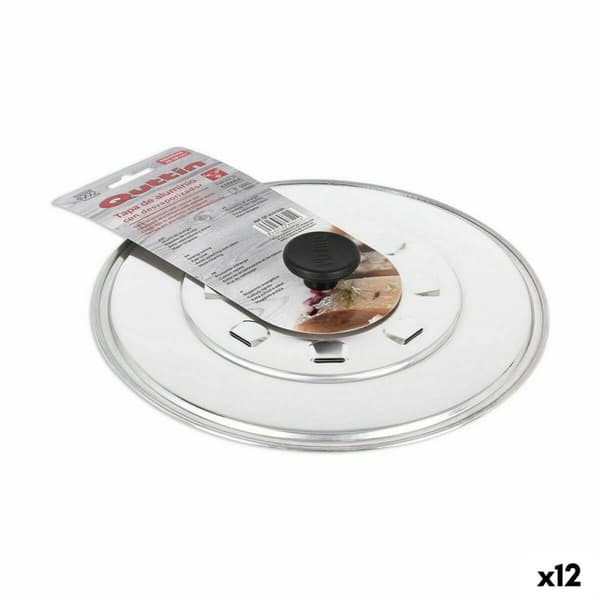 Stekpannelock med tryckavlastningsventil Quttin Aluminium Ø 28 x 28 x 4 cm (12 antal)