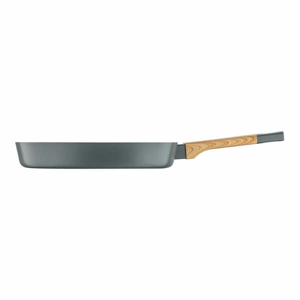 Räfflad stekpanna San Ignacio Earth Grey SG-6754 Grå Aluminium 28 x 28 cm