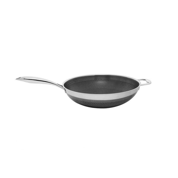 Stekpanna Kohersen 71111 Svart Silvrig Rostfritt stål Aluminium Ø 32 cm