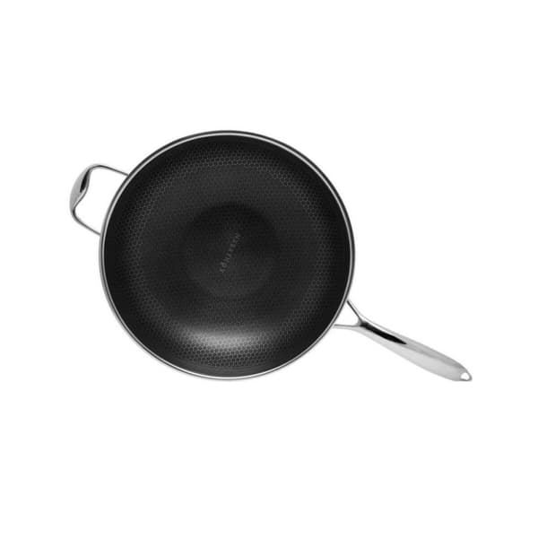 Stekpanna Kohersen 71111 Svart Silvrig Rostfritt stål Aluminium Ø 32 cm
