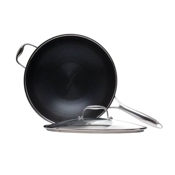 Stekpanna Kohersen 71111 Svart Silvrig Rostfritt stål Aluminium Ø 32 cm