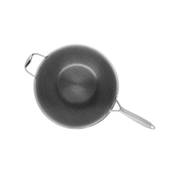 Stekpanna Kohersen 71111 Svart Silvrig Rostfritt stål Aluminium Ø 32 cm