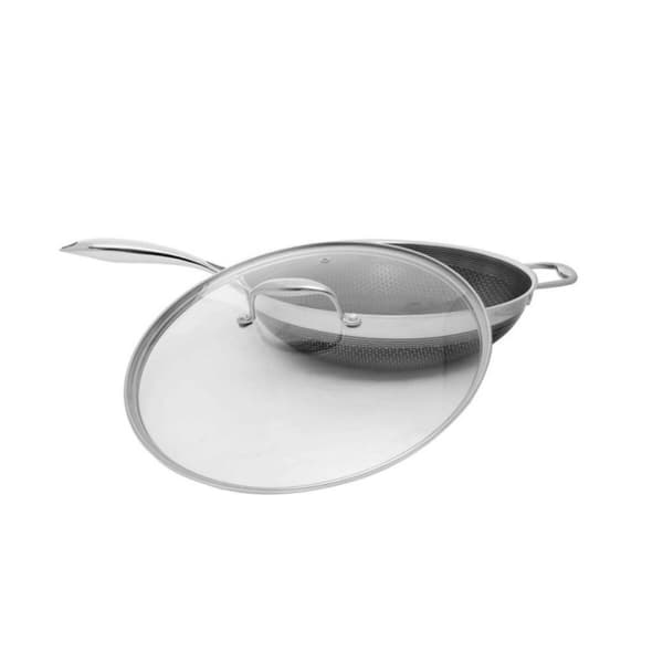 Stekpanna Kohersen 71111 Svart Silvrig Rostfritt stål Aluminium Ø 32 cm