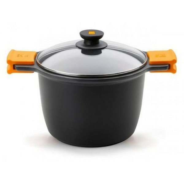 Gryde med Glaslåg BRA Efficient - Ø 20 cm