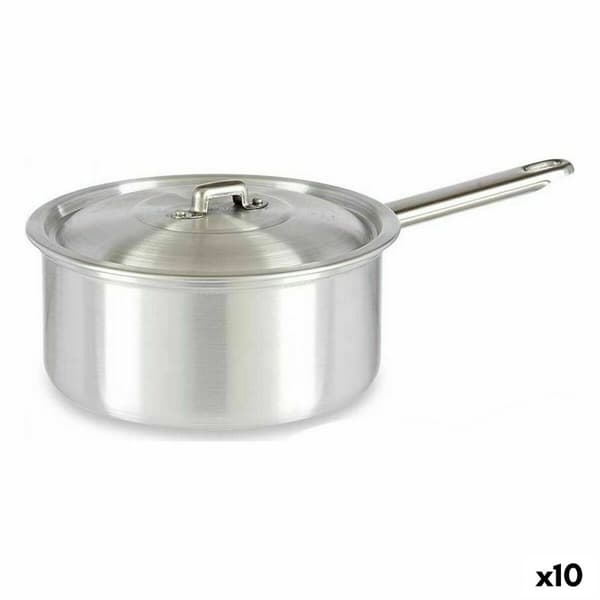 Kasserolle med låg Kinvara 100020 Sølvfarvet Aluminium 2 L 20 x 12 x 35,5 cm (10 enheder)