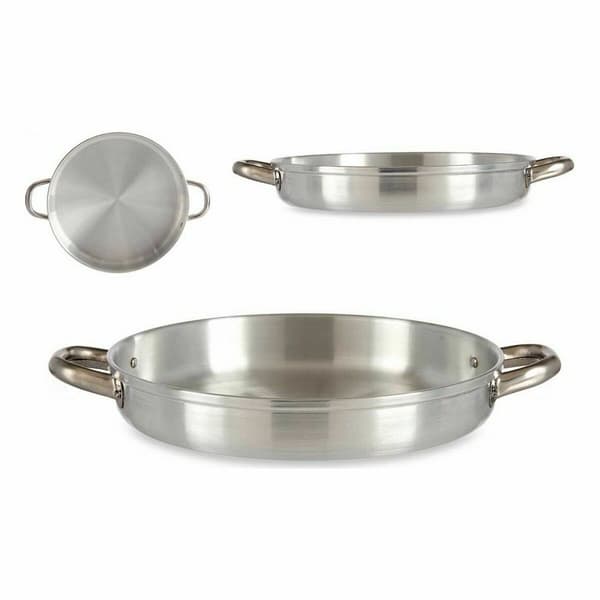 Stegepande Kinvara 100116 Sølvfarvet Aluminium (12 enheder)