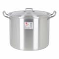 Miniatyrbillede 2 af 2: Gryde med låg 39693 Ø 22 cm Sølvfarvet 6 L Aluminium 29 x 23 x 20 cm