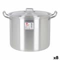 Miniatyrbillede 1 af 2: Gryde med låg 39693 Ø 22 cm Sølvfarvet 6 L Aluminium 29 x 23 x 20 cm