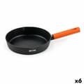 Miniatyrbillede 1 af 3: Stegepande Quttin Gastro Sort Orange 48,5 x 31,2 x 6 cm (6 enheder)