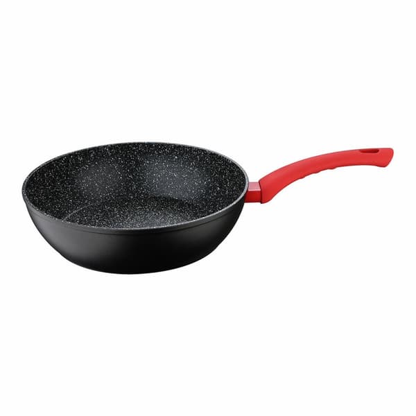 Wok Pande San Ignacio Toledo SG-6252 Ø 28 cm Sort Aluminium